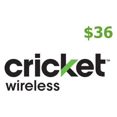 Cricket $36 Mobile Top-up US