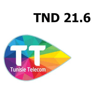 Tunisie Telecom 21.6 TND Mobile Top-up TN