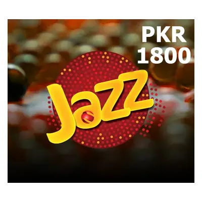 Jazz 1800 PKR Mobile Top-up PK