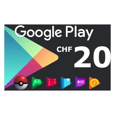 Google Play CHF 20 CH Gift Card