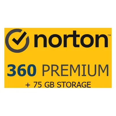 Norton 360 Premium 2023 EU Key (1 Year / 10 Devices) + 75 GB Cloud Storage