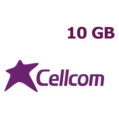 Cellcom 10 GB Data Mobile Top-up IL