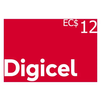 Digicel EC$12 Mobile Top-up VC