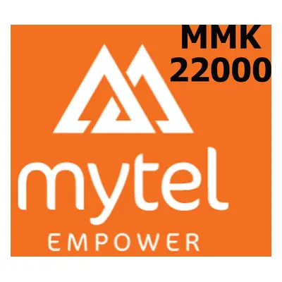 Mytel 22000 MMK Mobile Top-up MM