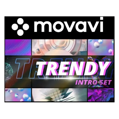 Movavi Video Editor Plus 2021 Effects - Trendy Intro Set Steam CD Key