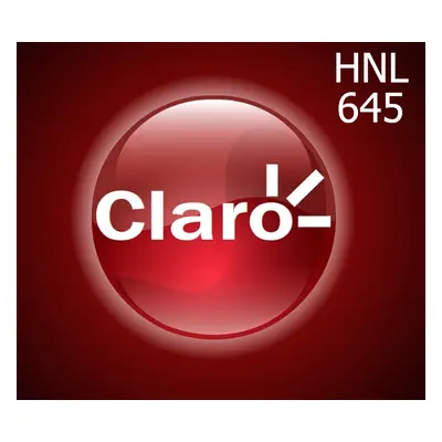 Claro 645 HNL Mobile Top-up HN