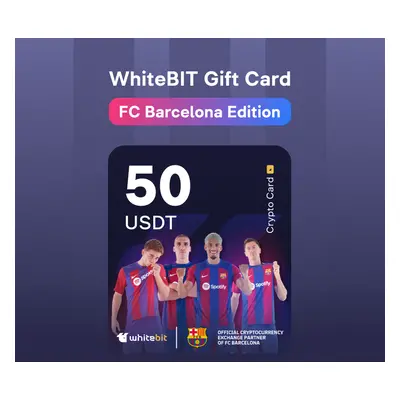 WhiteBIT - FC Barcelona Edition - 50 USDT Voucher