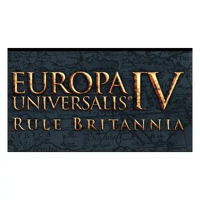 Europa Universalis IV - Rule Britannia DLC EU Steam CD Key