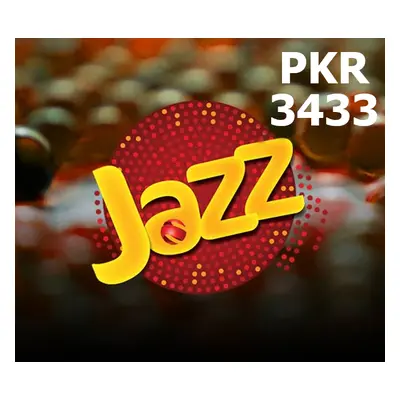 Jazz 3433 PKR Mobile Top-up PK