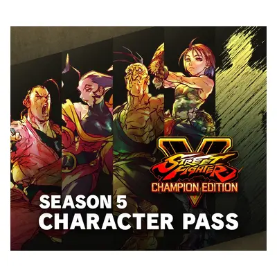 Street Fighter V - Season 5 Character Pass DLC Steam CD Key