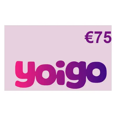 Yoigo €75 Mobile Top-up ES