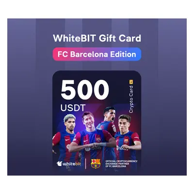 WhiteBIT - FC Barcelona Edition - 500 USDT Voucher