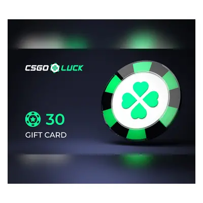 CSGOluck 30 Balance Gift Card