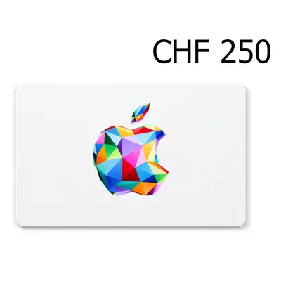 Apple 250 CHF Gift Card CH