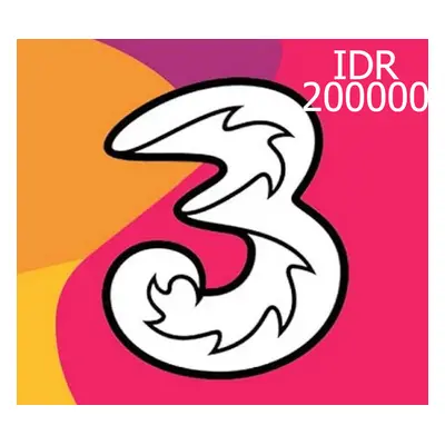 Tri 200000 IDR Mobile Top-up ID