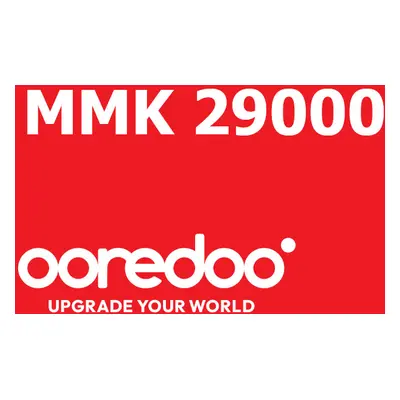 Ooredoo 29000 MMK Mobile Top-up MM