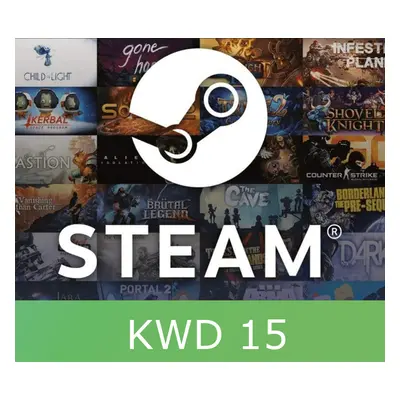 Steam Gift Card 15 KWD Global Activation Code