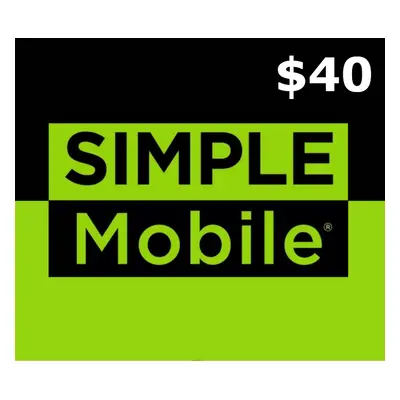 SimpleMobile $40 Mobile Top-up US