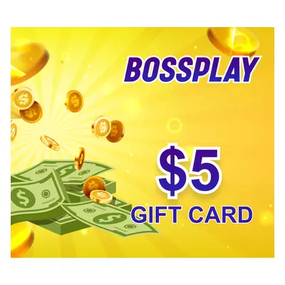 BossPlay 5 Credits Gift Card