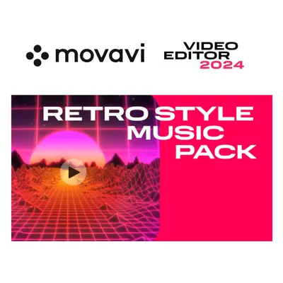 Movavi Video Editor 2024 - Retro Style Music Pack DLC Steam CD Key