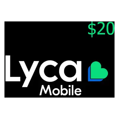 Lyca Mobile $20 Mobile Top-up US