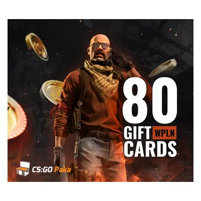 CSGOPaka 80 PLN Gift Card