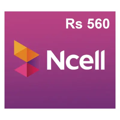 NCell Rs560 Mobile Top-up NP