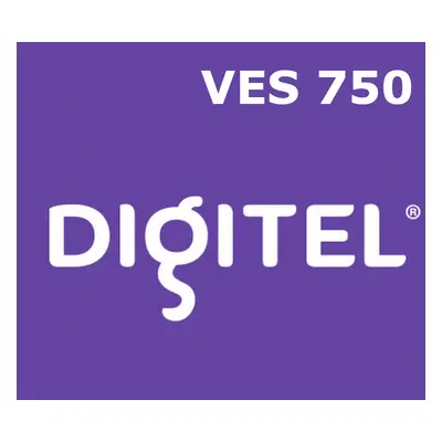 Digitel 750 VES Mobile Top-up VE