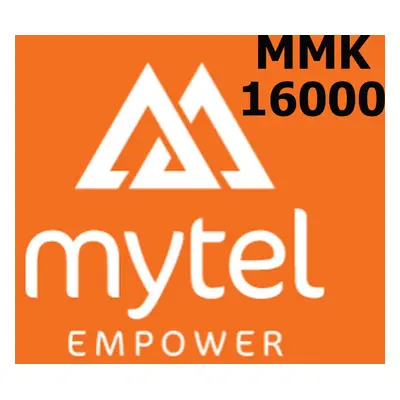 Mytel 16000 MMK Mobile Top-up MM