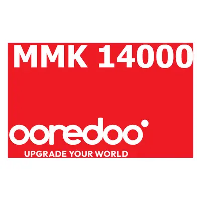 Ooredoo 14000 MMK Mobile Top-up MM