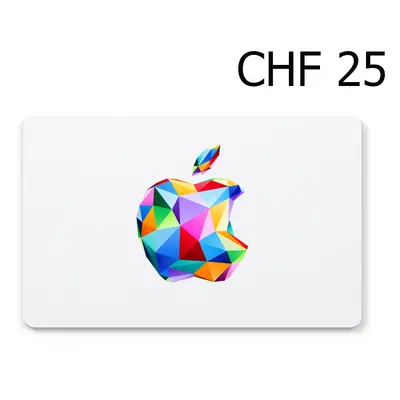 Apple 25 CHF Gift Card CH