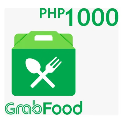 Grab Food 1000 PHP Gift Card PH