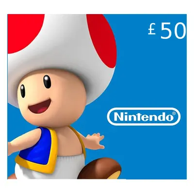 Nintendo eShop Prepaid Card £50 UK Key