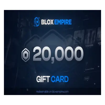 Bloxempire 20,000 Balance Gift Card