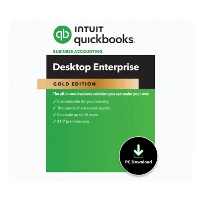 QuickBooks Desktop 2024 Enterprise Accountant Gold Edition US Key (Lifetime/5 Users)