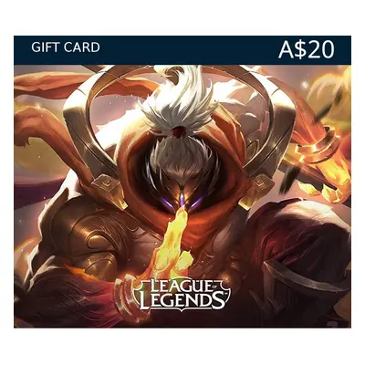 League of Legends 20 AUD Prepaid RP Card OCE