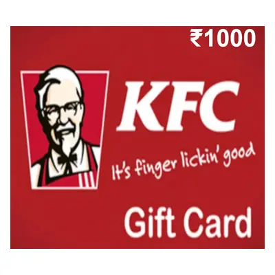 KFC ₹1000 Gift Card IN