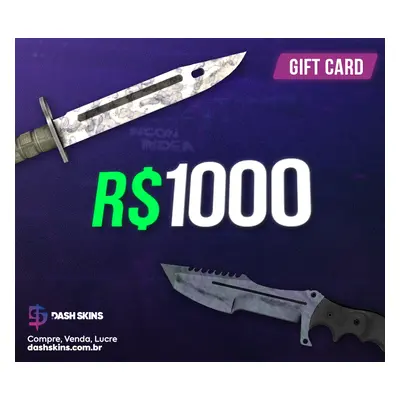 DashSkins R$1000 Gift Card