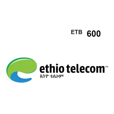 Ethiotelecom 600 ETB Mobile Top-up ET