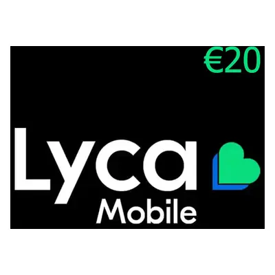 Lyca Mobile €20 Mobile Top-up PT