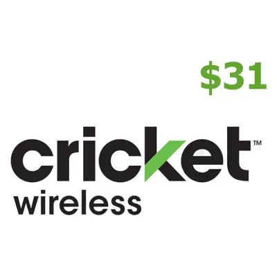 Cricket $31 Mobile Top-up US