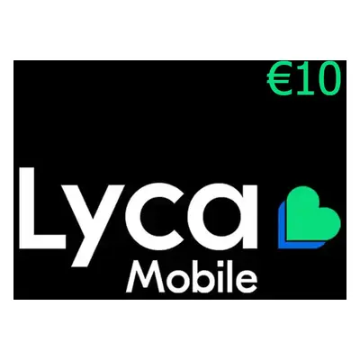 Lyca Mobile €10 Mobile Top-up ES