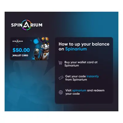 Spinarium.com $50 Wallet Card Code