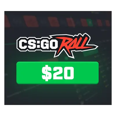 CSGORoll 20 USD Gift Card