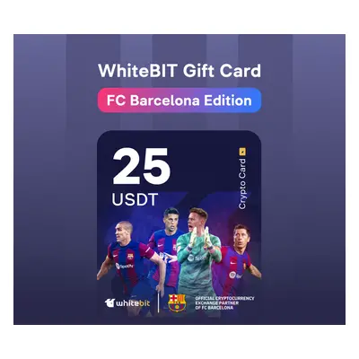 WhiteBIT - FC Barcelona Edition - 25 USDT Voucher