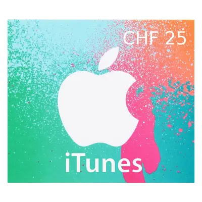 iTunes 25 CHF CH Card