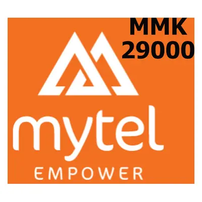 Mytel 29000 MMK Mobile Top-up MM