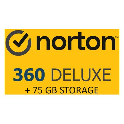 Norton 360 Deluxe 2024 EU Key (2 Years / 10 Devices) + 75 GB Cloud Storage