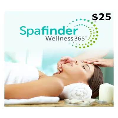 Spafinder Wellness 365 $25 Gift Card US