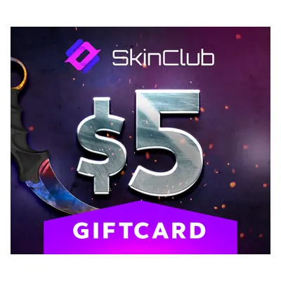 Skin.Club $5 Gift Card